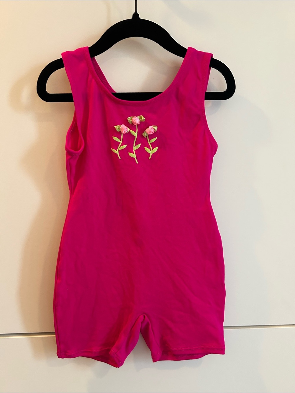 Jacques Moret Girls' Hot Pink Leotard - XS 4/5